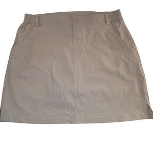 Willit Skort Size L Beige Performance Tech Outdoor Camping Hiking Gorpcore